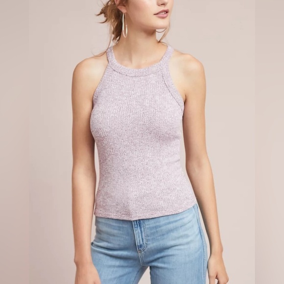 Anthropologie Tops - ANTHROPOLOGIE BRAND MAEVE HARLAN KNIT TANK TOP RIBBED KNIT TANK
